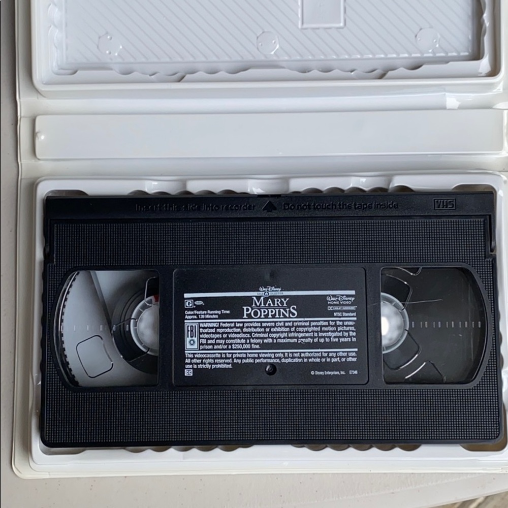 Mary Poppins Gold Collection Vhs Gem